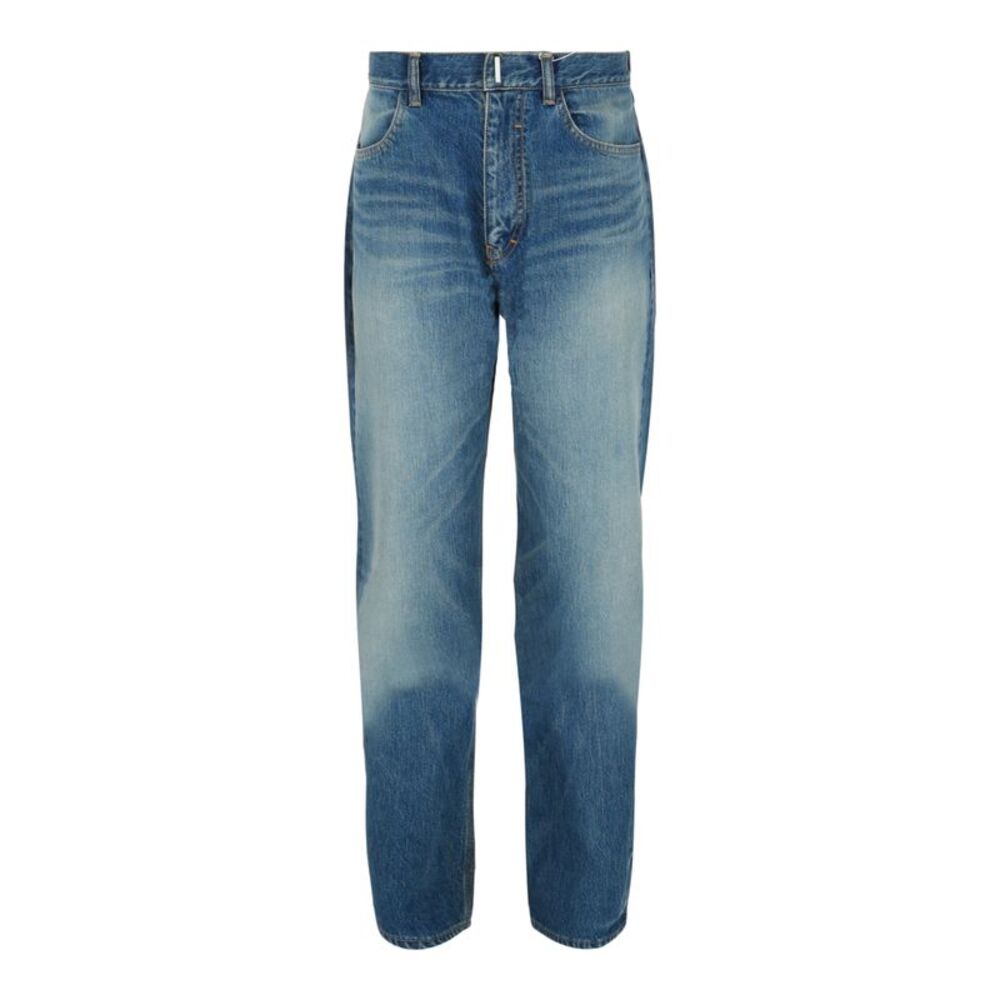 Givenchy High-Rise Denim Jeans Blue Mens